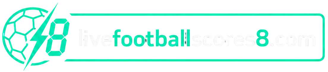 Tech soccer logo with neon outline